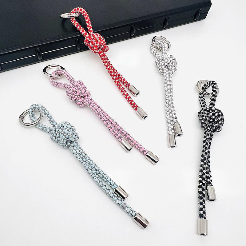 Phone Accessories Ideas - Kristall-Schmetterling-Knoten-Anhänger für Mobiltelefone Handgefertigte Taschendekoration Trendiges