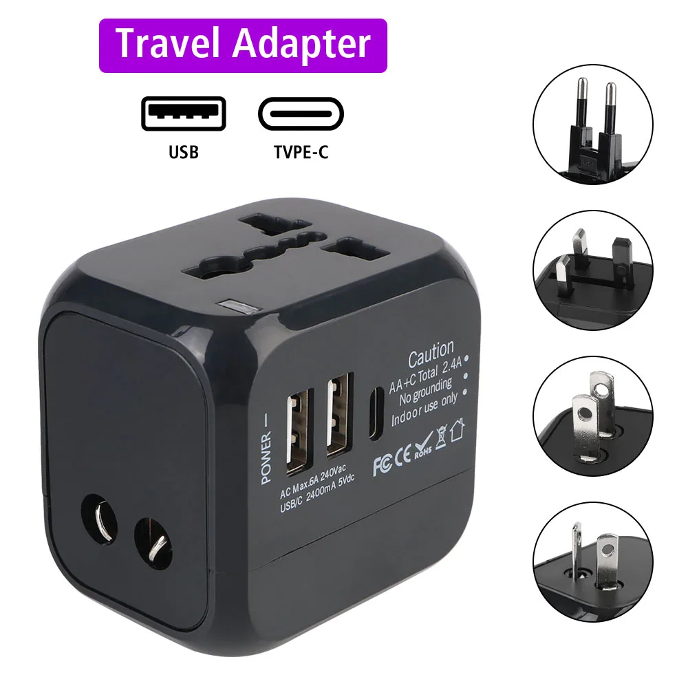 Phone Accessories Uk - All-in-One Reise-Ladegerät-Adapter - US EU UK