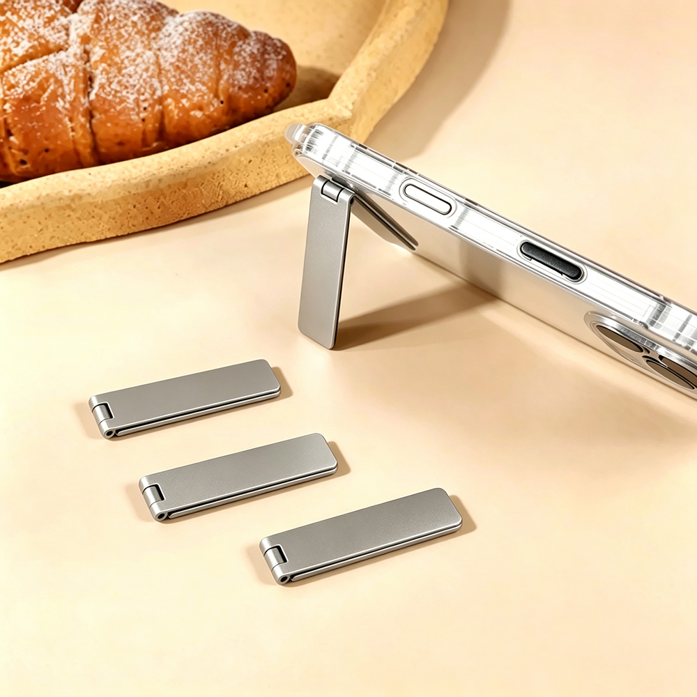 Phone Accessories Ideas - Metall-Handy-Kickstand, ultradünner, unsichtbarer Handyhalter, universeller, faltbarer,