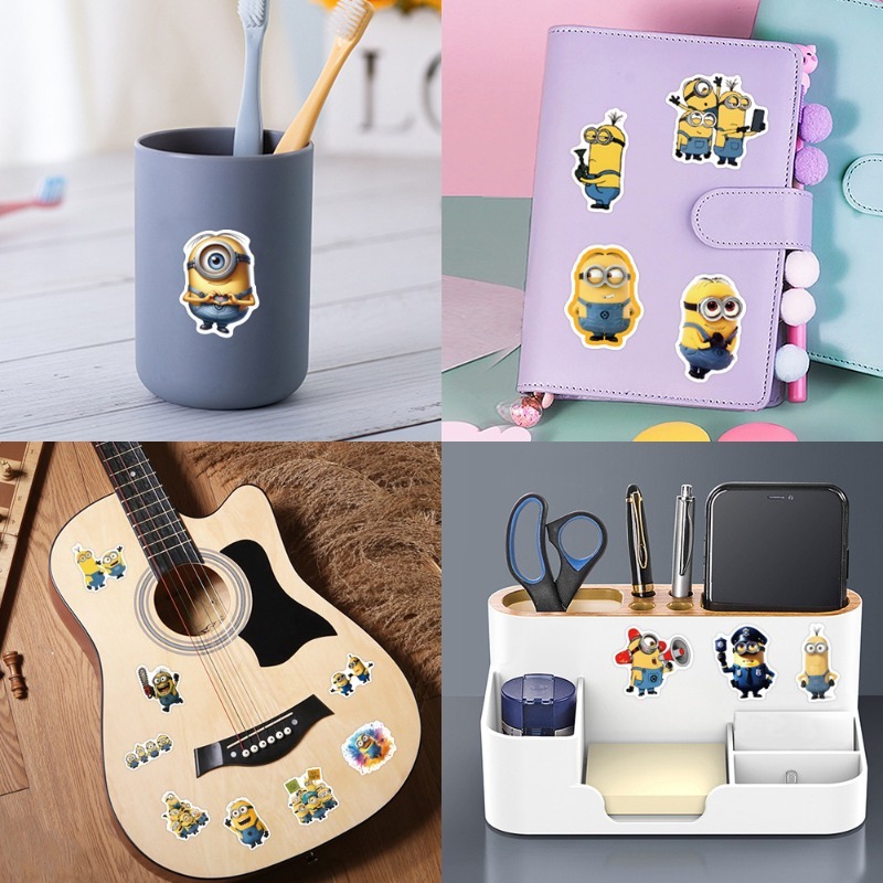 Phone Accessories Ideas - 55-teiliges Minions Cartoon Graffiti Aufkleber-Set Wasserfest