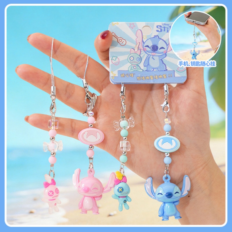 Phone Accessories Ideas - Disney Original Stitch Cartoon Schlüsselanhänger Booger