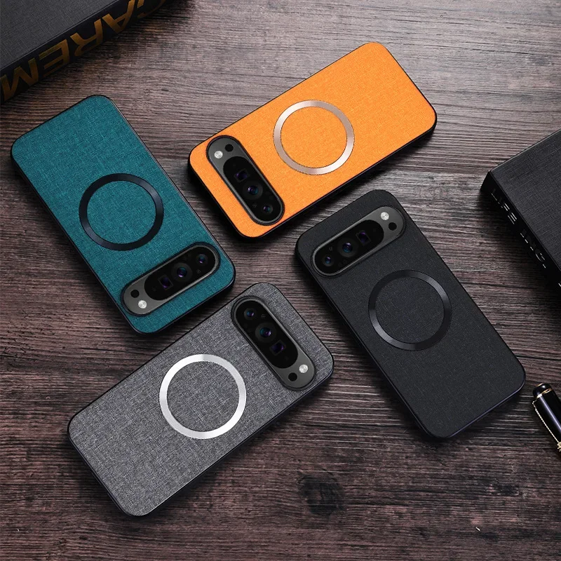 Magsafe Wireless Charger - Premium-Handyhülle aus magnetischem Stoff für Google
