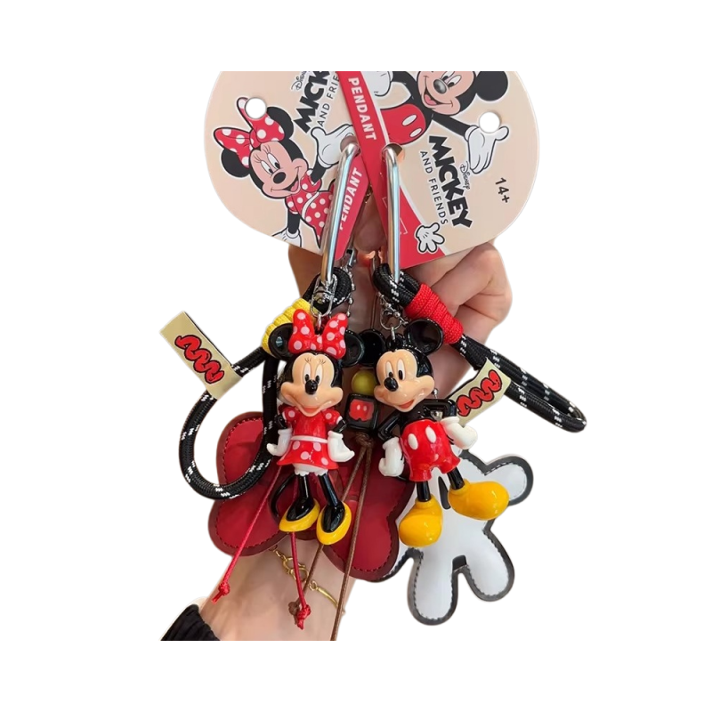 Phone Accessories Ideas - Disney Original Cartoon-Schlüsselanhänger mit Minnie-Puppe und